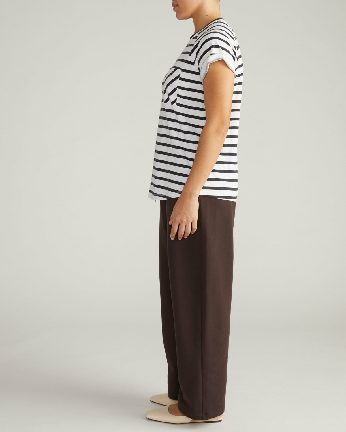 Light-As-Air Boy Tee - Zen Stripe | Universal Standard