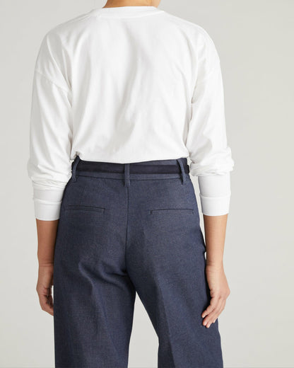 Long Sleeve Relaxed Tee - White | Universal Standard
