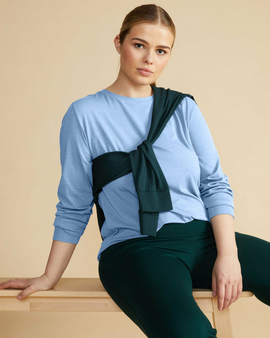 Long Sleeve Tee Rex - Seaside Blue | Universal Standard