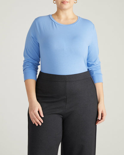 Long Sleeve Tee Rex - Seaside Blue | Universal Standard