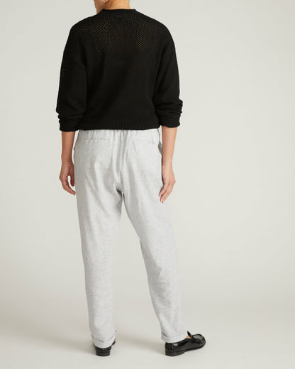 Positano Pointelle Mock Neck Sweater - Black | Universal Standard