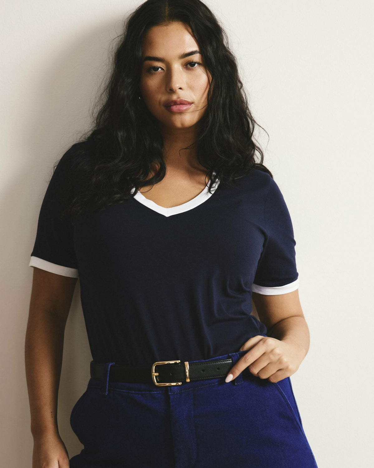 V Rex - Navy/White Trim | Universal Standard