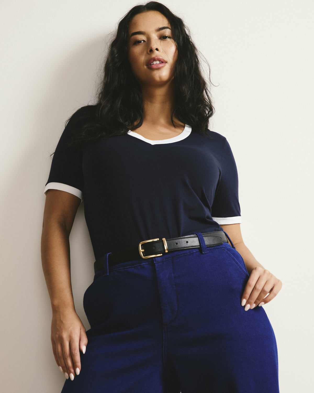V Rex - Navy/White Trim | Universal Standard
