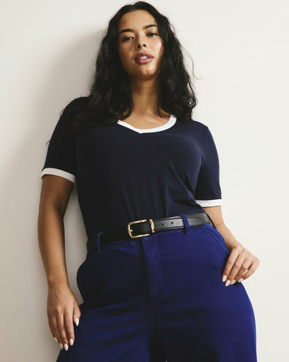 V Rex - Navy/White Trim | Universal Standard