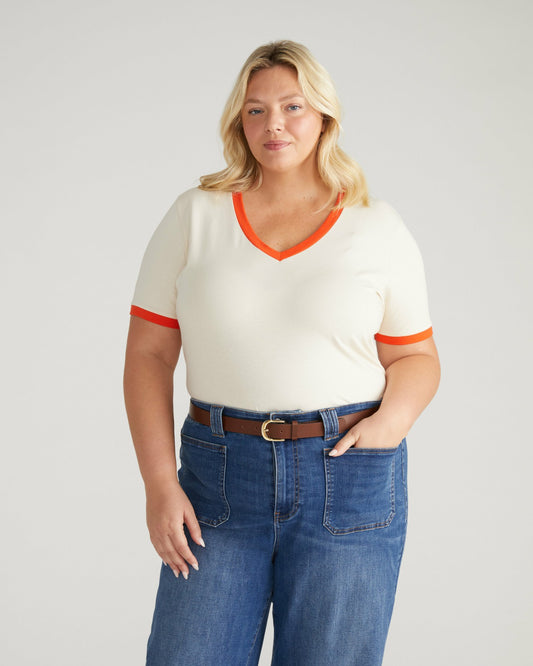 V Rex - Chamomile/Poppy Trim | Universal Standard