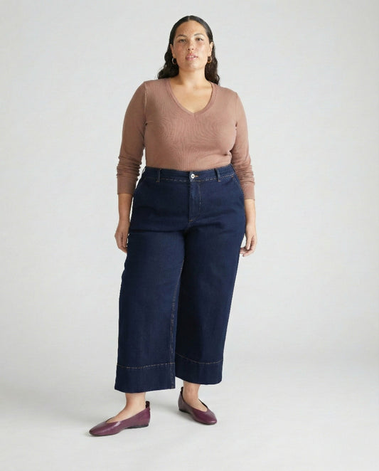 Long Sleeve V Rex - Allspice | Universal Standard
