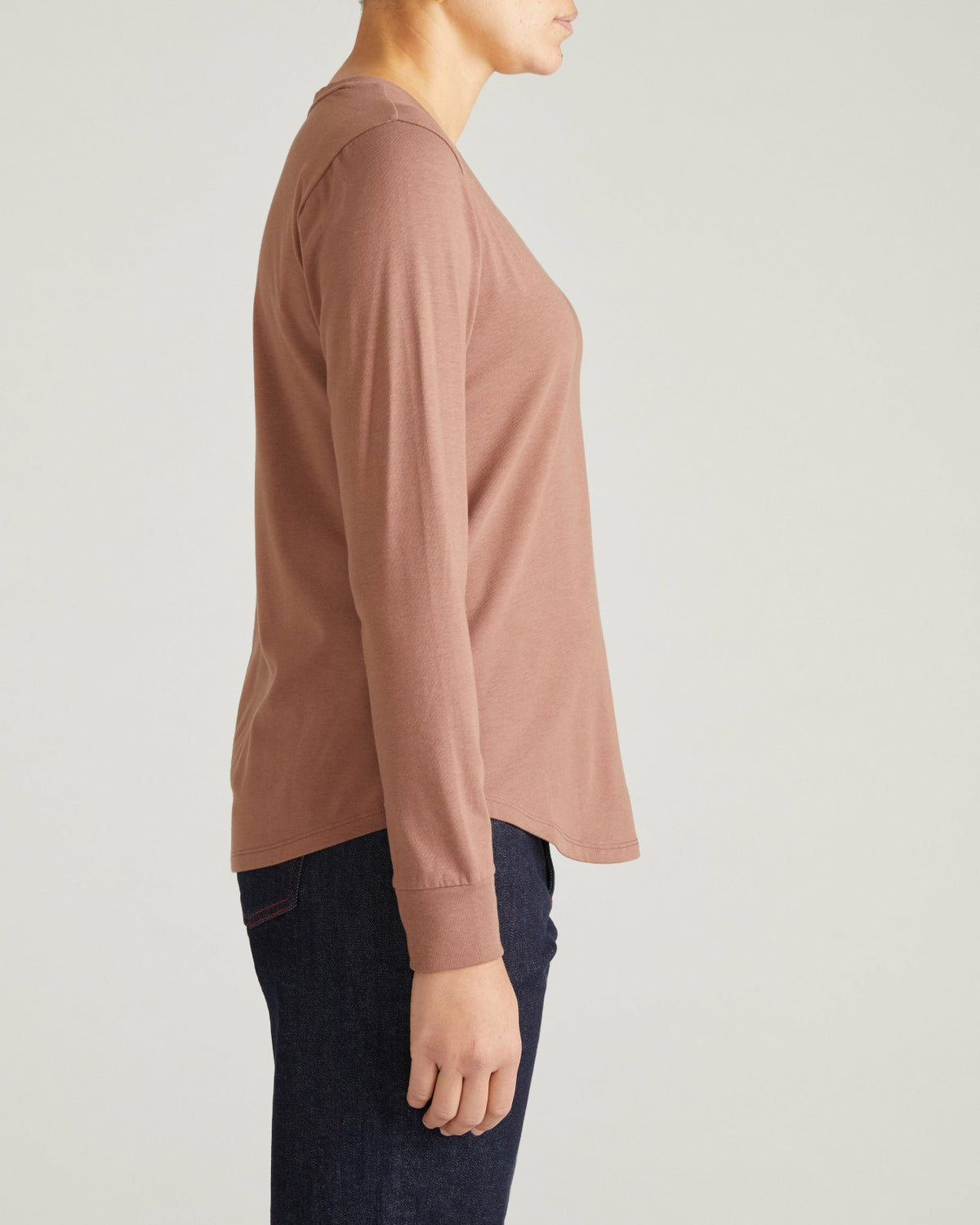 Long Sleeve V Rex - Allspice | Universal Standard