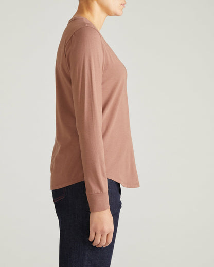 Long Sleeve V Rex - Allspice | Universal Standard