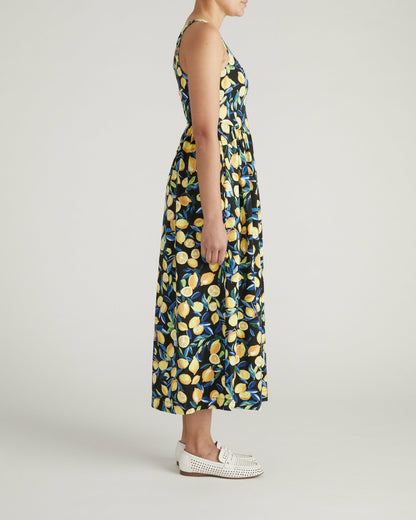 Cayo Cami Dress - Black Limoncello Print | Universal Standard